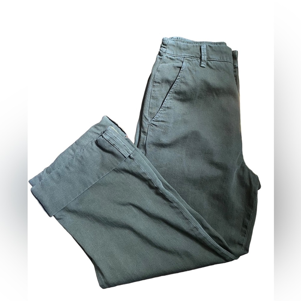 Military Green Cuffed Pants by Free People